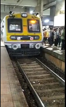 Mumbai: Train Runs Over Woman, She Miraculously Survives | Watch